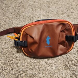 Cotopaxi Brown and Orange Belt Bag